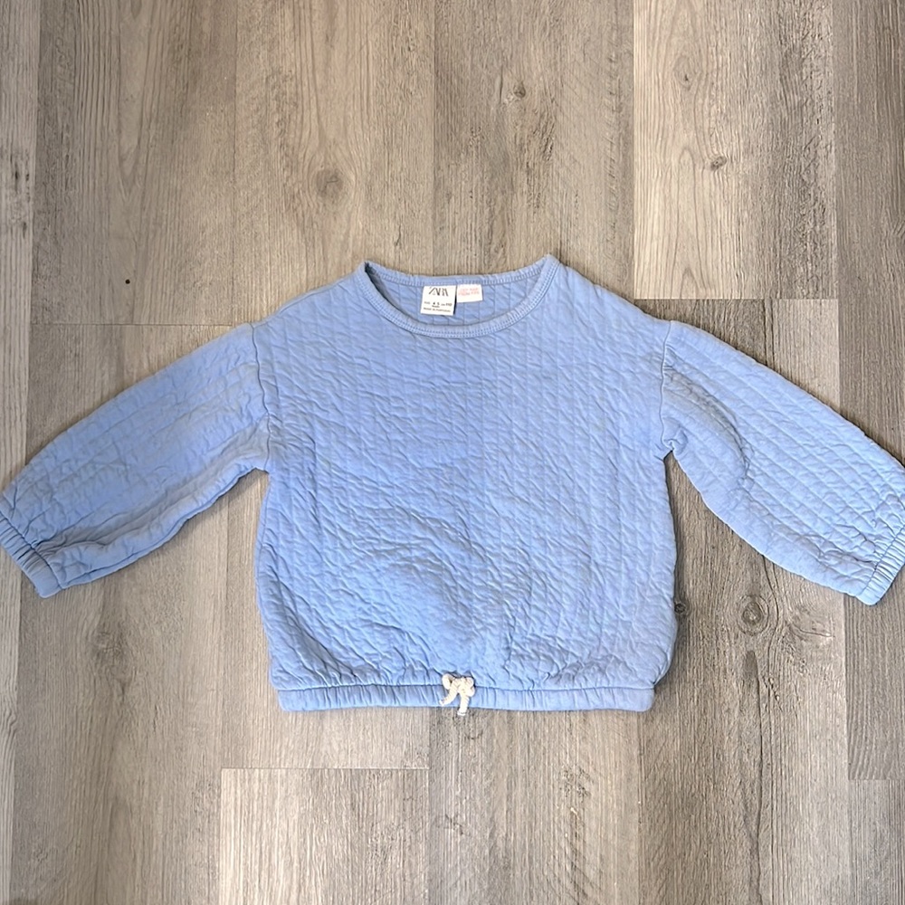 Girls Zara puffy sweatshirt